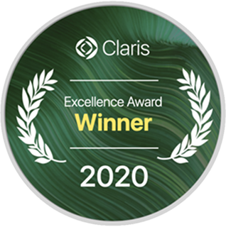 Claris Excellence Award 2020 Winner